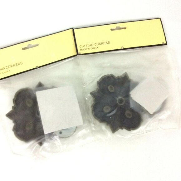 Iron Designs Paris Tie Backs Curtain Holdbacks Set Of 2 Antique Brass 4.5 inch - Picture 3 of 3